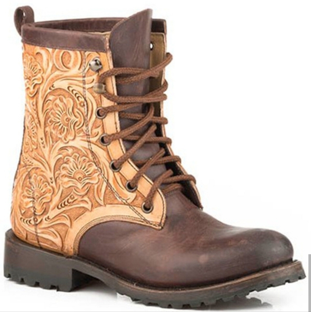 Stetson Women's Lennon Western Booties - Round Toe NWOT
